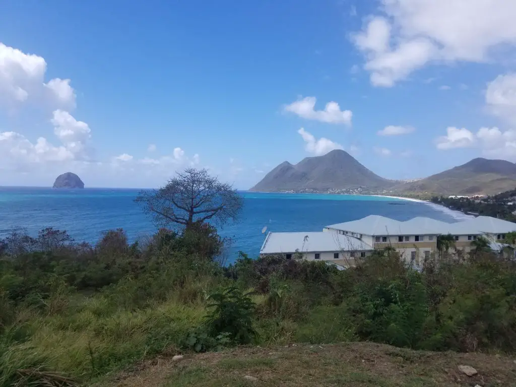 vue sur le Diamant et le Morne Larcher - Martinique