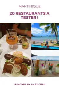 20 restaurants à tester en Martinique 
Image Pinterest