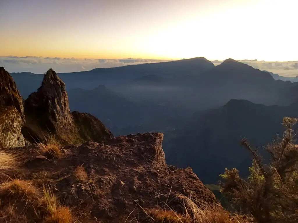 Une semaine à la Réunion, lever de soleil au maido
